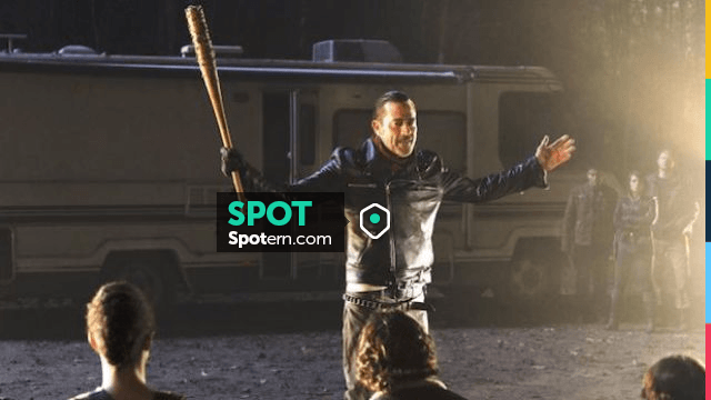 Le perfecto noir de Negan (Jeffrey Dean Morgan) dans The Walking Dead S07E01 | Spotern