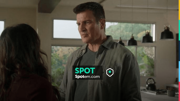 Fortela Otero Patch-pocket Chambray Shirt worn by John Nolan (Nathan ...