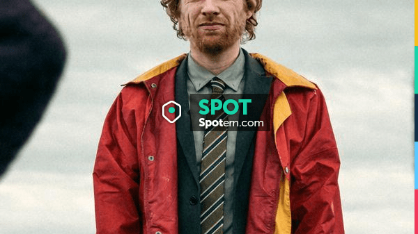 The Incomer 2026 Domhnall Gleeson Red Jacket | Spotern