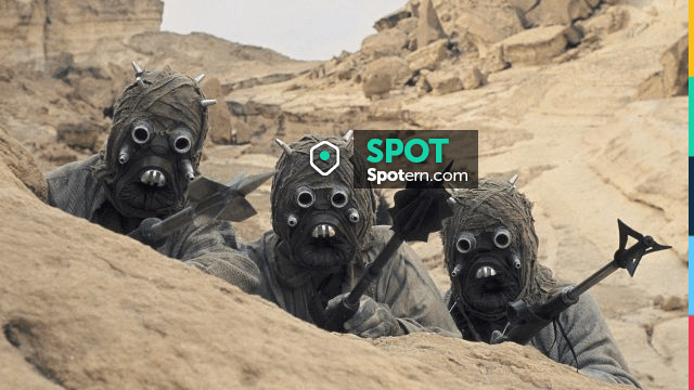 Le masque de l'homme des sables (Tusken) dans Star Wars IV : Un nouvel