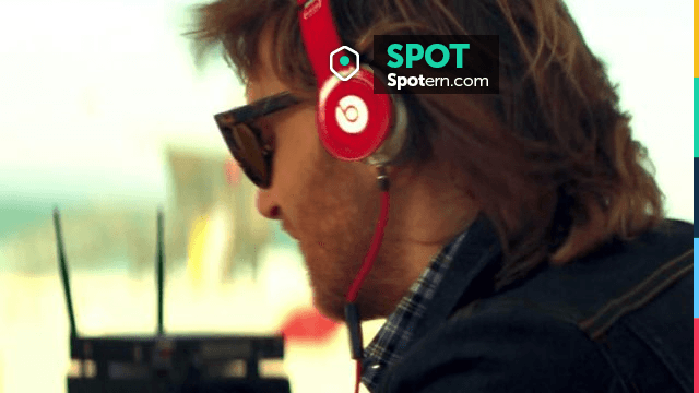 The headphones audio Beats by Dr Dre Solo HD Red David Guetta in 
