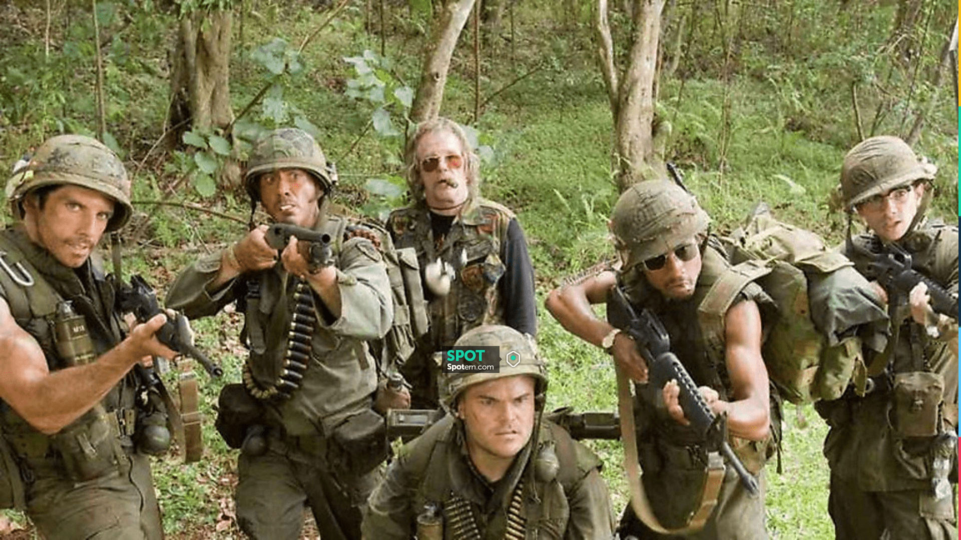 Authentic military helmet, Jeff Portnoy (Jack Black) in tropic Thunder ...