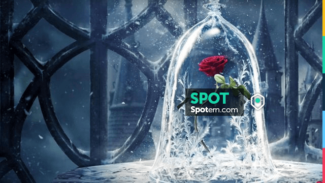 La réplique de la rose sous cloche de la Bête dans La Belle et la Bête