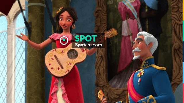 La réplique de la robe rouge d'Elena dans le dessin animé Elena et le