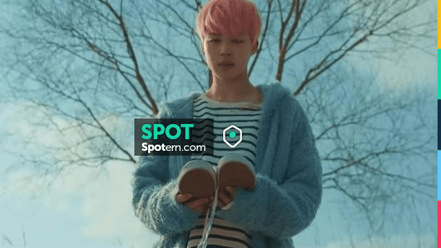 The striped t-shirt Faith Connection Jimin in the clip Spring Day