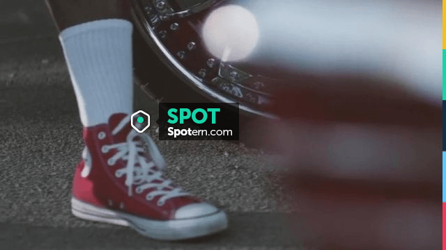 The pair of Converse Chuck Taylor All Star Red Hi, in the clip Flag/Da Homies in The Game | Spotern