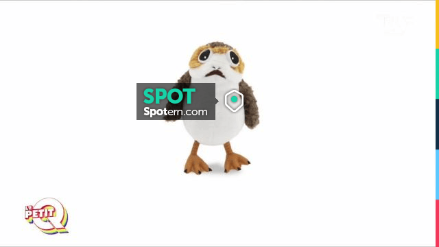 La petite peluche Porg présentée dans l'émission du 16 octobre 2017 La petite peluche Porg présentée dans l'émission du 16 octobre 2017