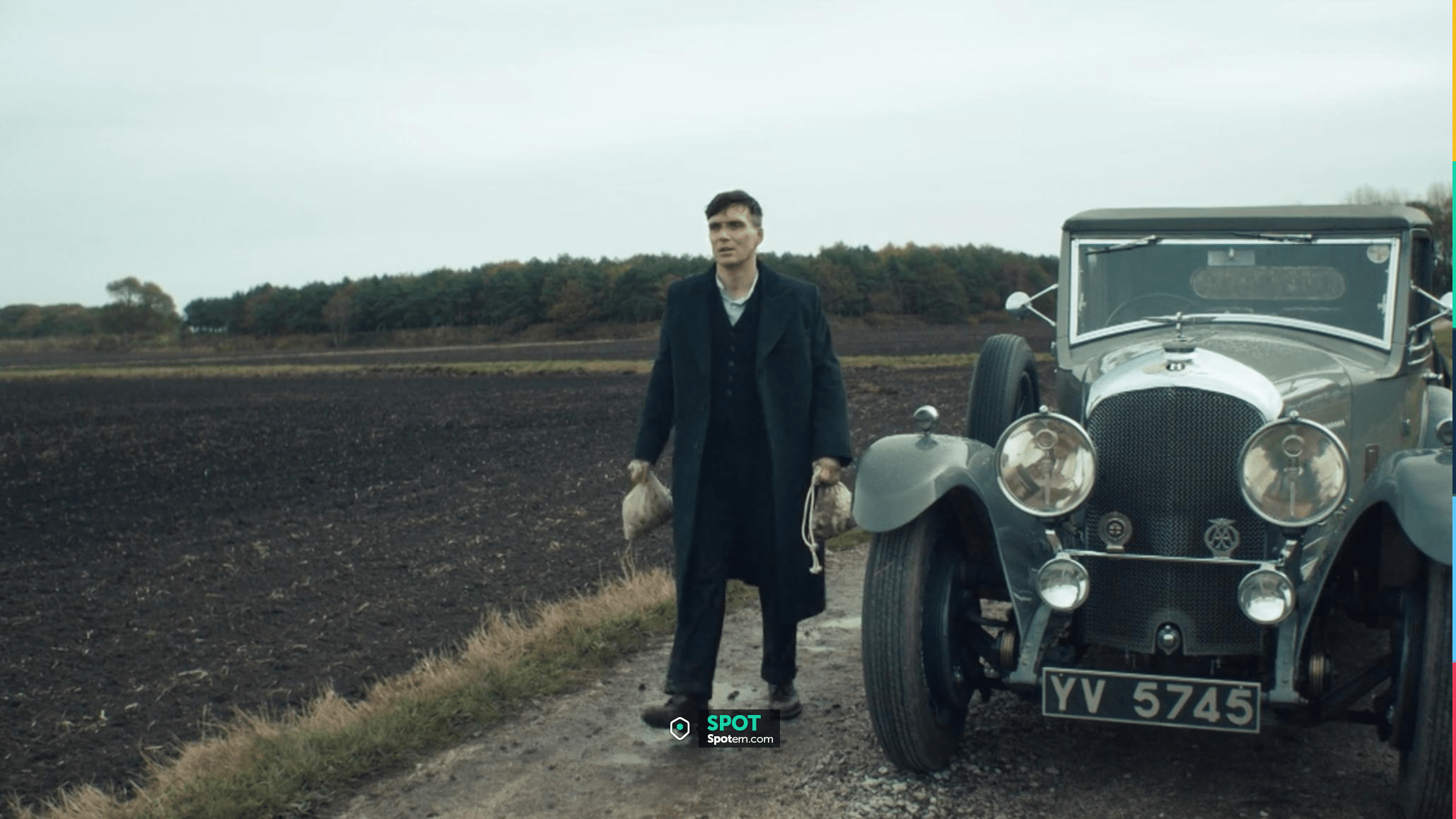 Shoes vintage Thomas Shelby (Cillian Murphy) in Peaky Blinders S03E06