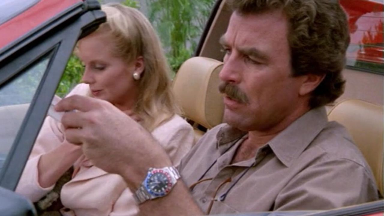 The watch Rolex GMT Master 1675 Pepsi of Thomas Magnum (Tom Selleck) in