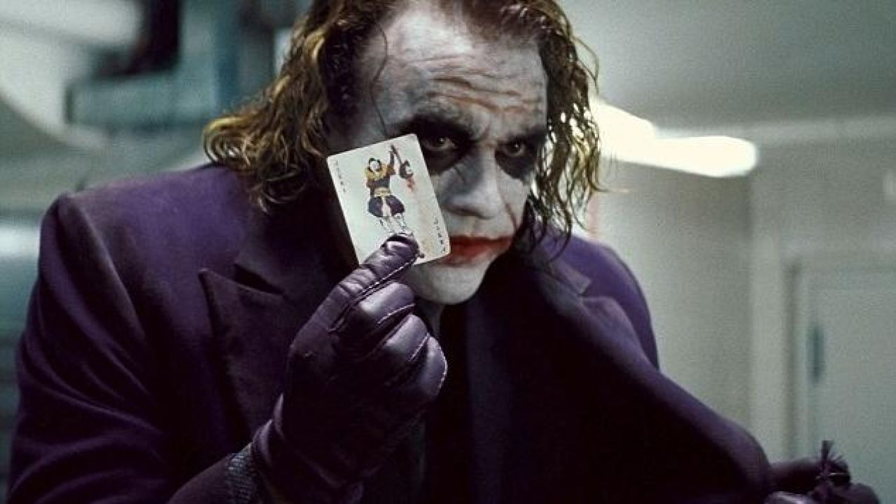 Purple Leather Gloves worn by The Joker (Heath Ledger) as seen in