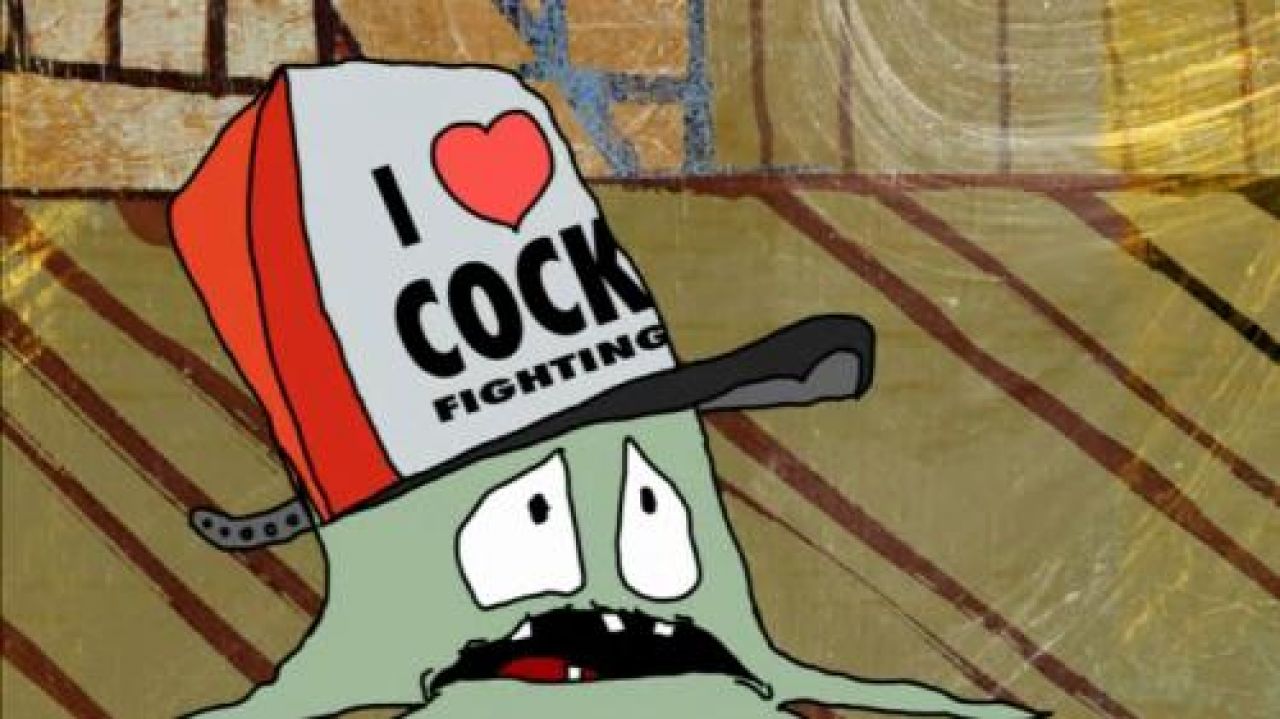 I Love Cock Fighting Hat Worn By Early Cuyler As Seen In Squidbillies