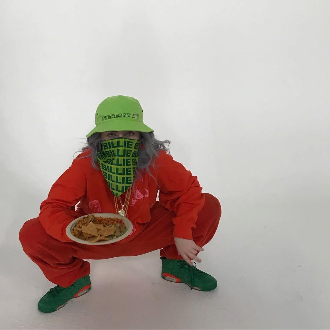 billie eilish jordans green