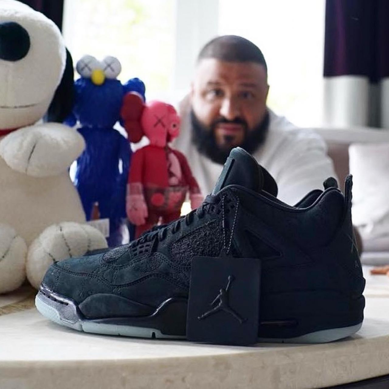 Jordan 4 Kaws Grey Купить