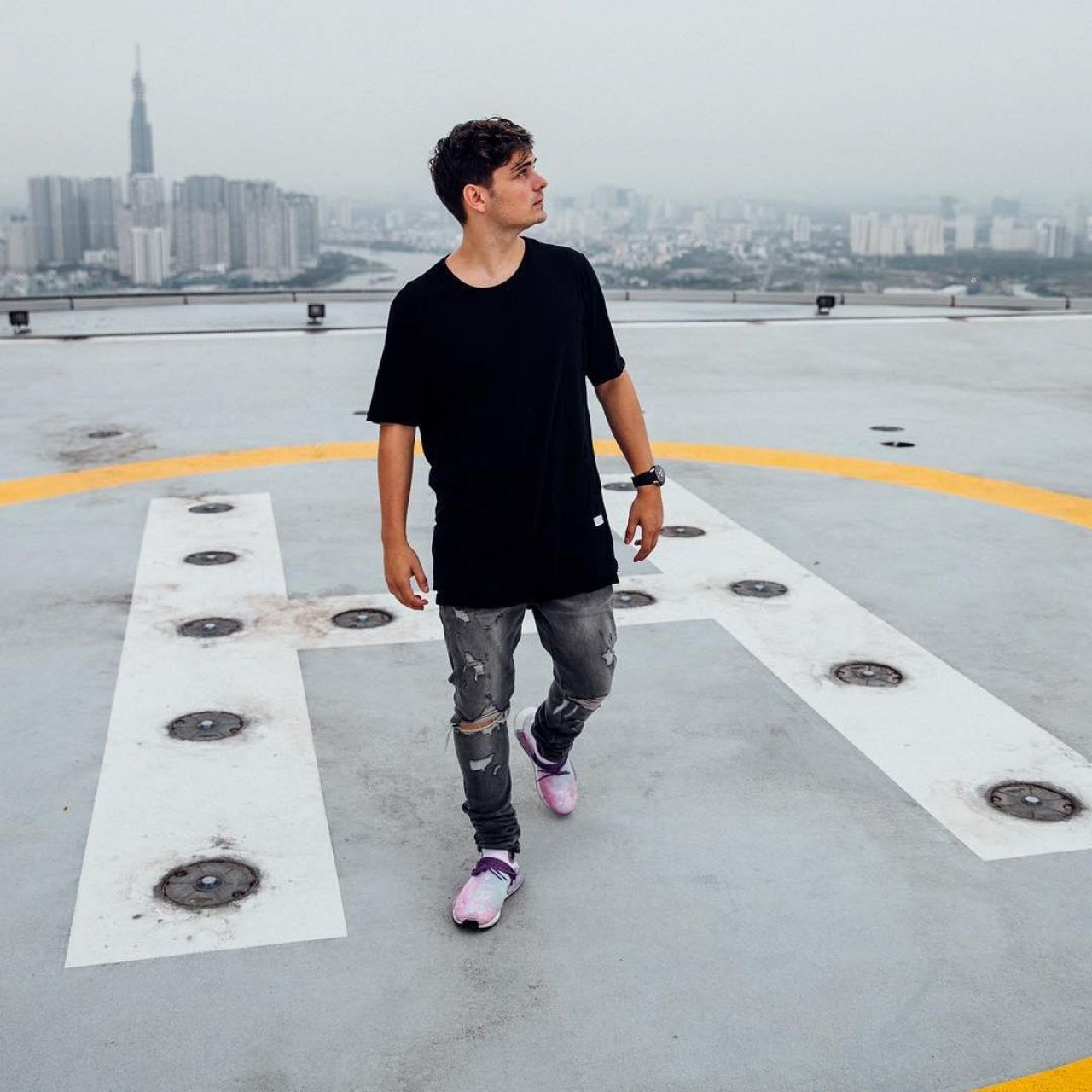 The Adidas Human Race Nmd Purple Martin Garrix On His Account Instagram