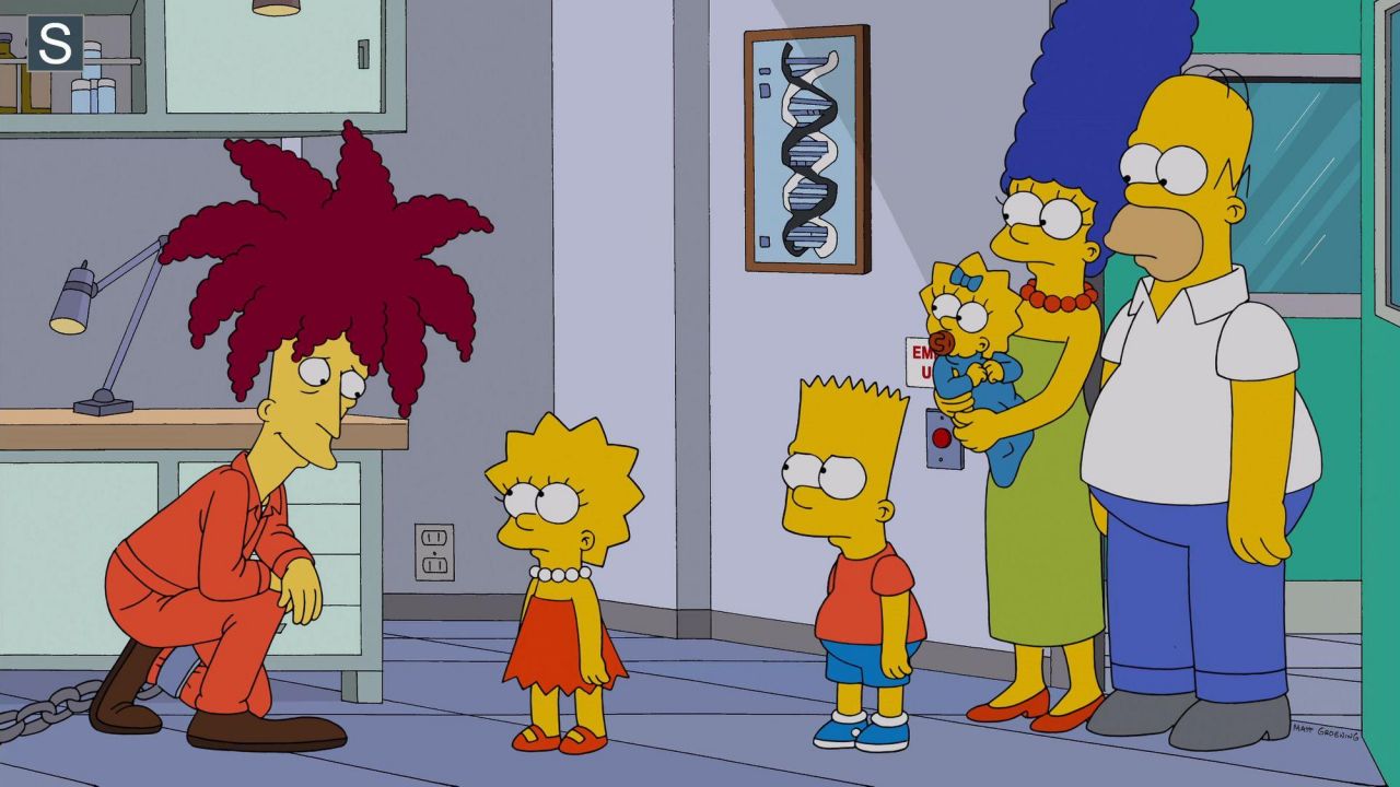 The wig of red hair from Tahiti Bob in The Simpson S25E13.