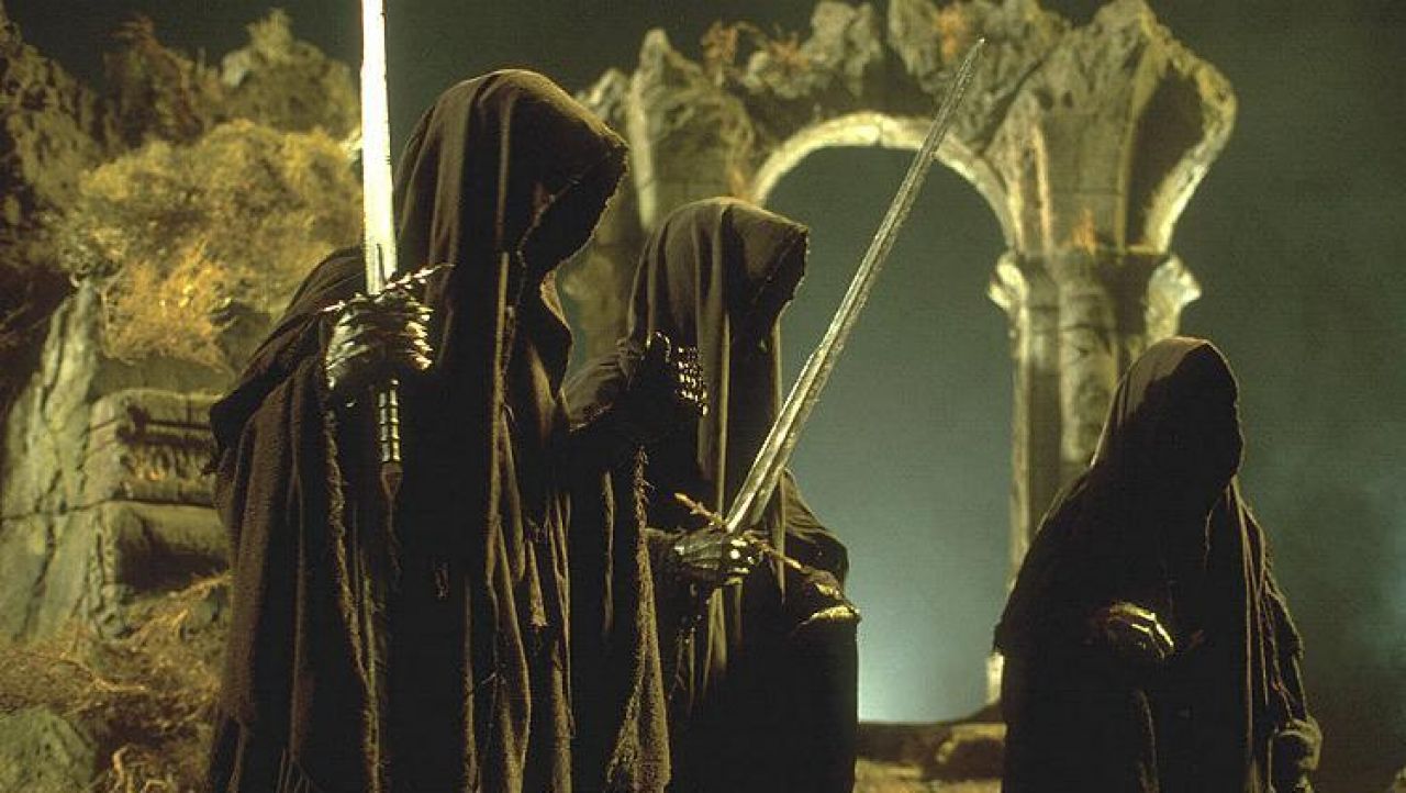 A replica of the sword of the Nazgul as those seen in The Lord of the rings...