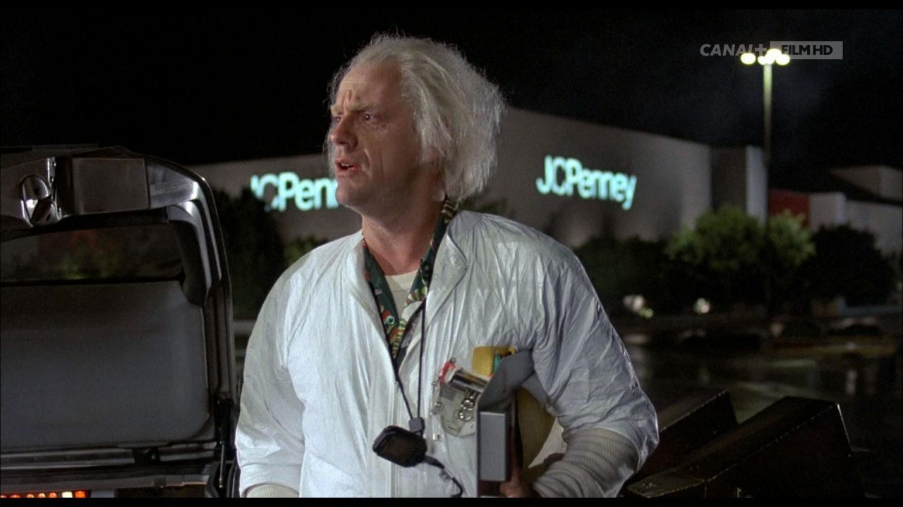 JCPenney of Dr. Emmett Brown (Christopher Lloyd) in Back to the Future ...