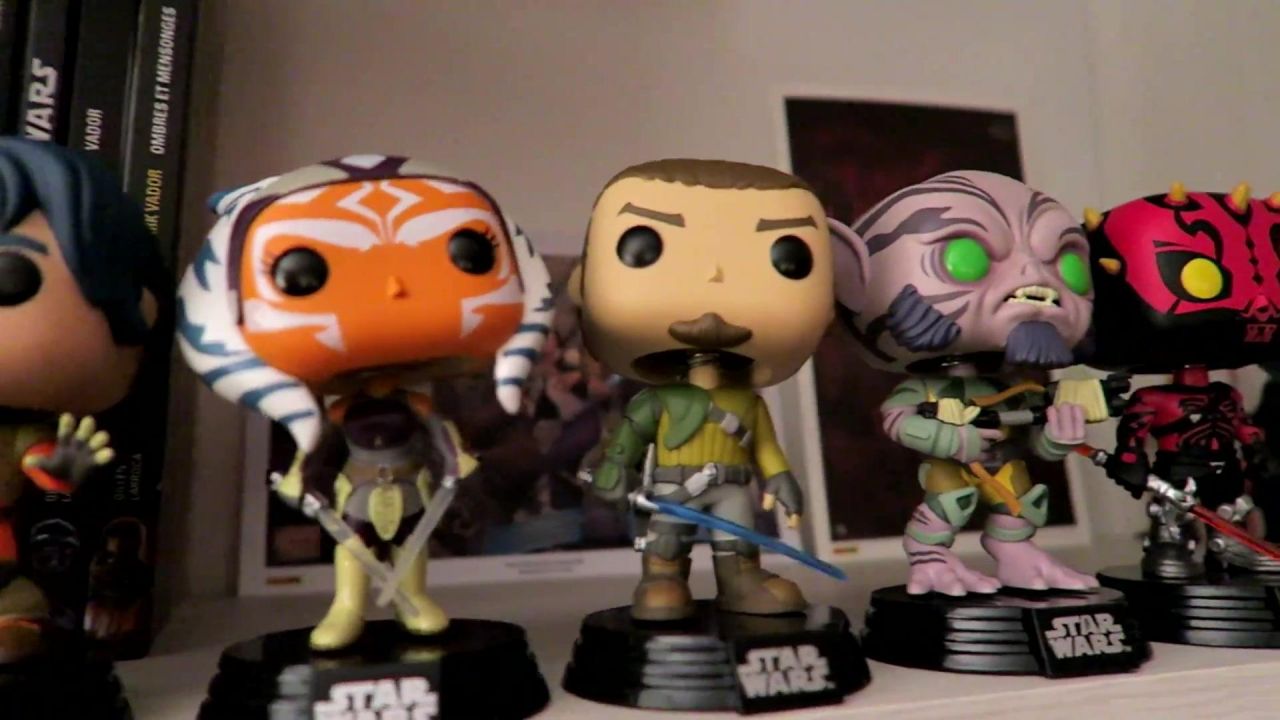 The Figurine Funko Pop Of Ahsoka From Star Wars Rebels To Modzii In