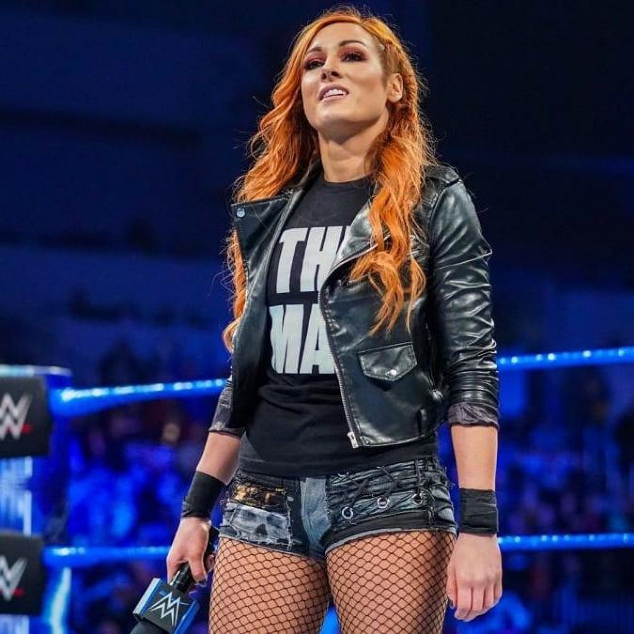 The Man Women's Basic T-Shirt worn by Becky Lynch on the Instagram acc...
