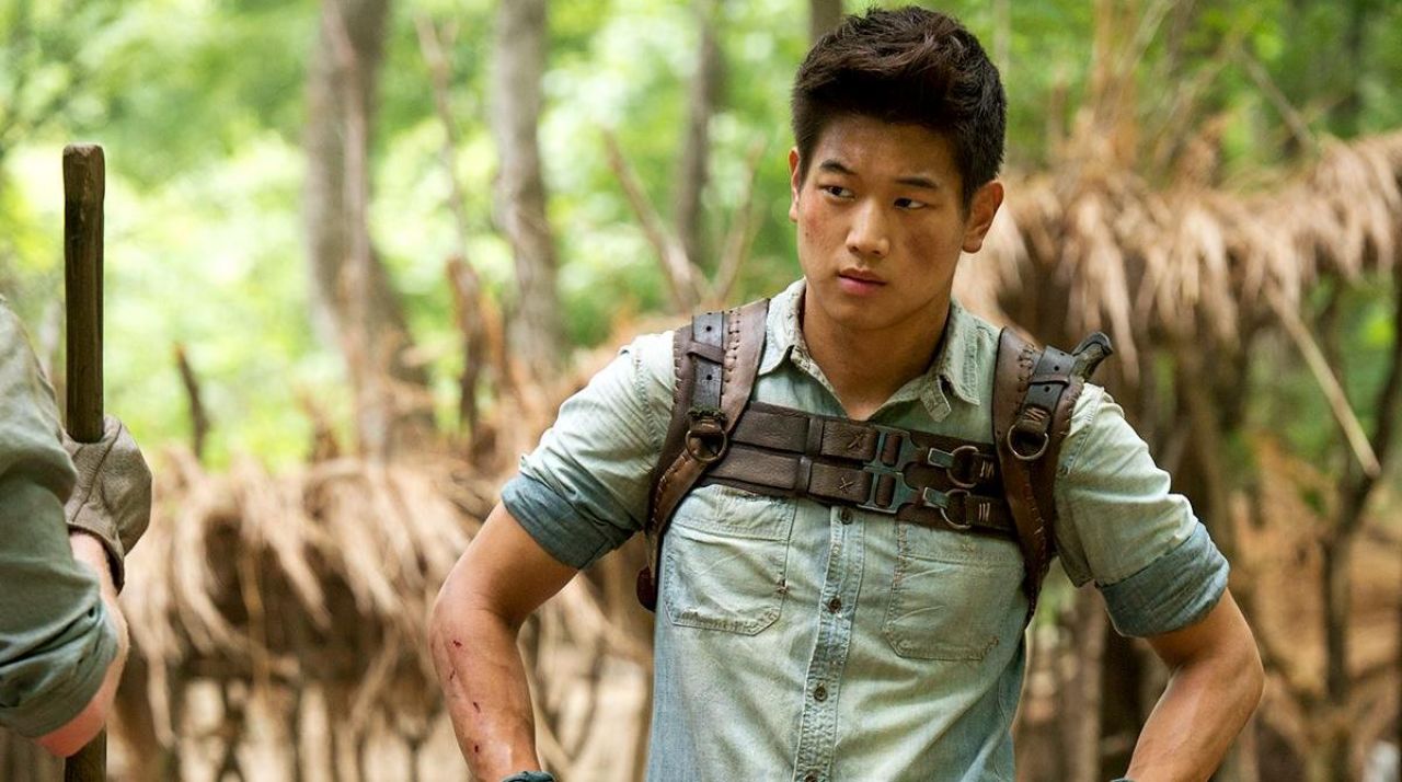The shirt is J. Crew from Ki Hong Lee in The maze.