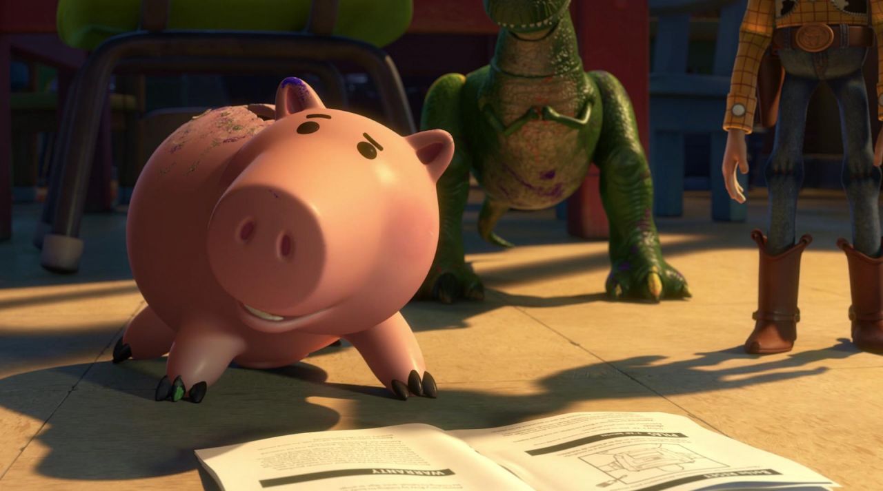 The piggy bank in Toy Story 3 Spotern