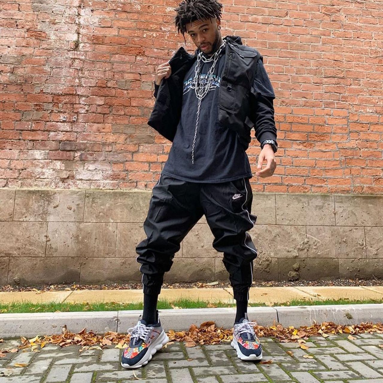 The pants Nike worn by Scarlxrd on his account Instagram @scarlxrd ...