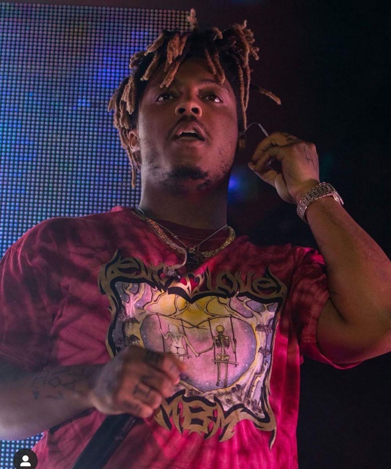 MBM "Evol love" TShirt worn by Juice Wrld on his Instagram account