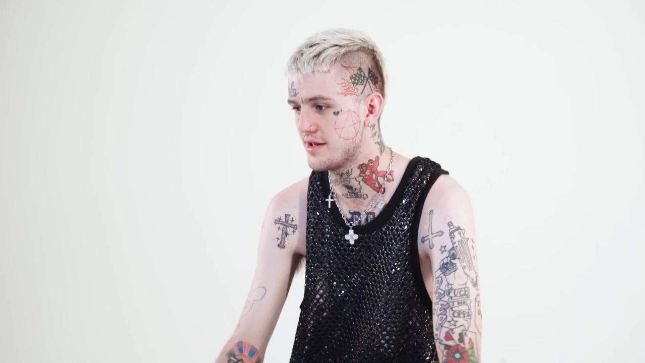Black Tank Top worn by Lil Peep as seen in Lil Peep on His Most Painful ...