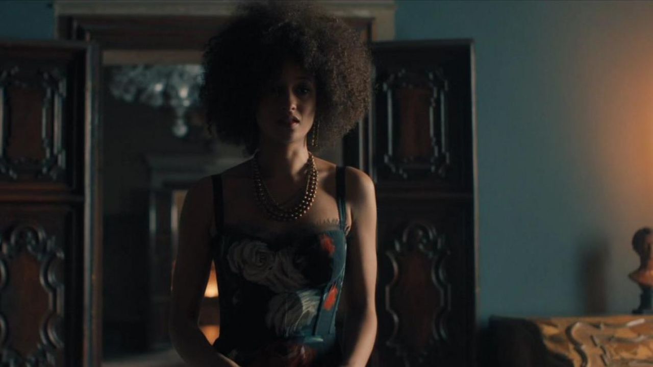 Rose Print Dress worn by Juliette