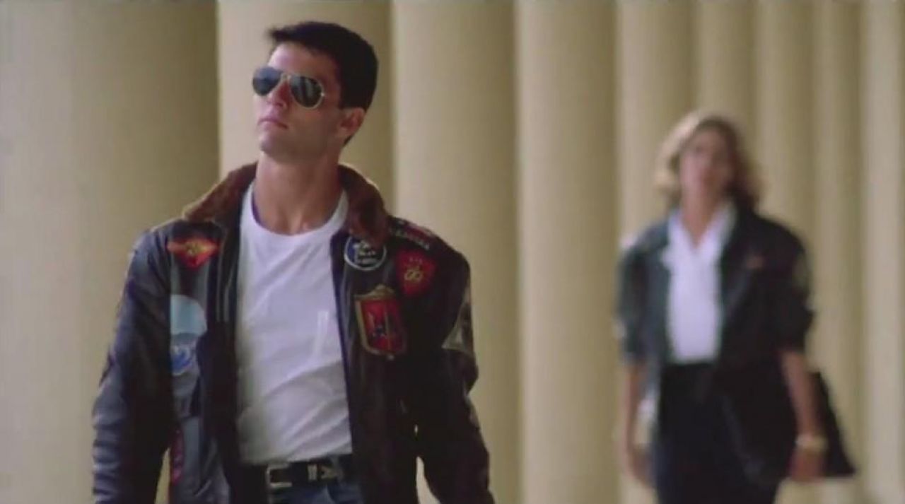 Tom Cruise Top Gun Leather Jacket