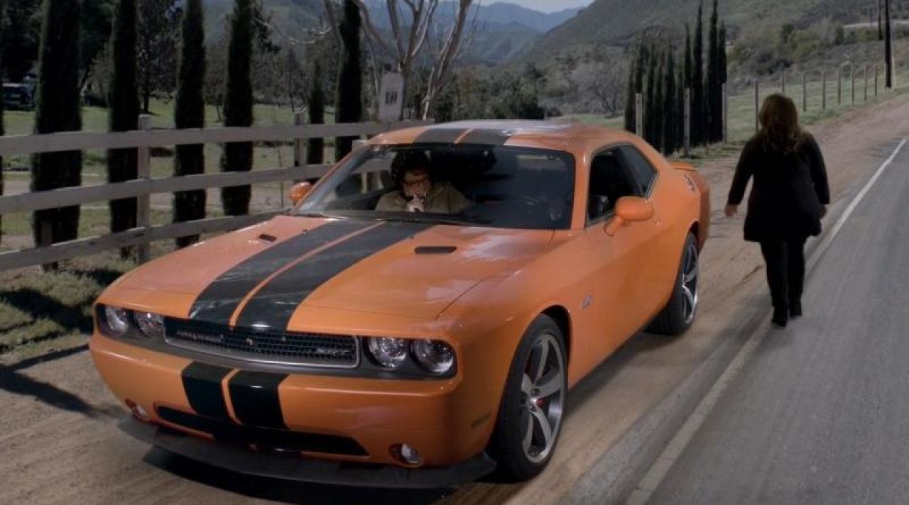 The Orange Dodge Challenger Srt In Mike And Molly Spotern