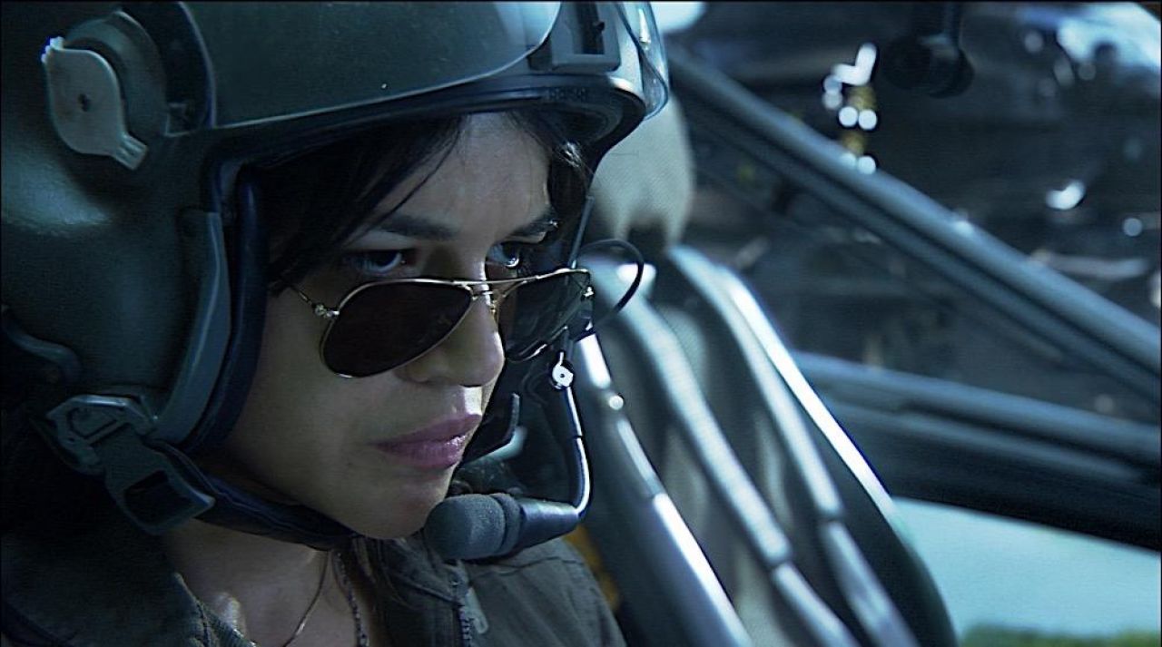 The true helmet of pilot Trudy Chacon (Michelle Rodriguez) in Avatar.