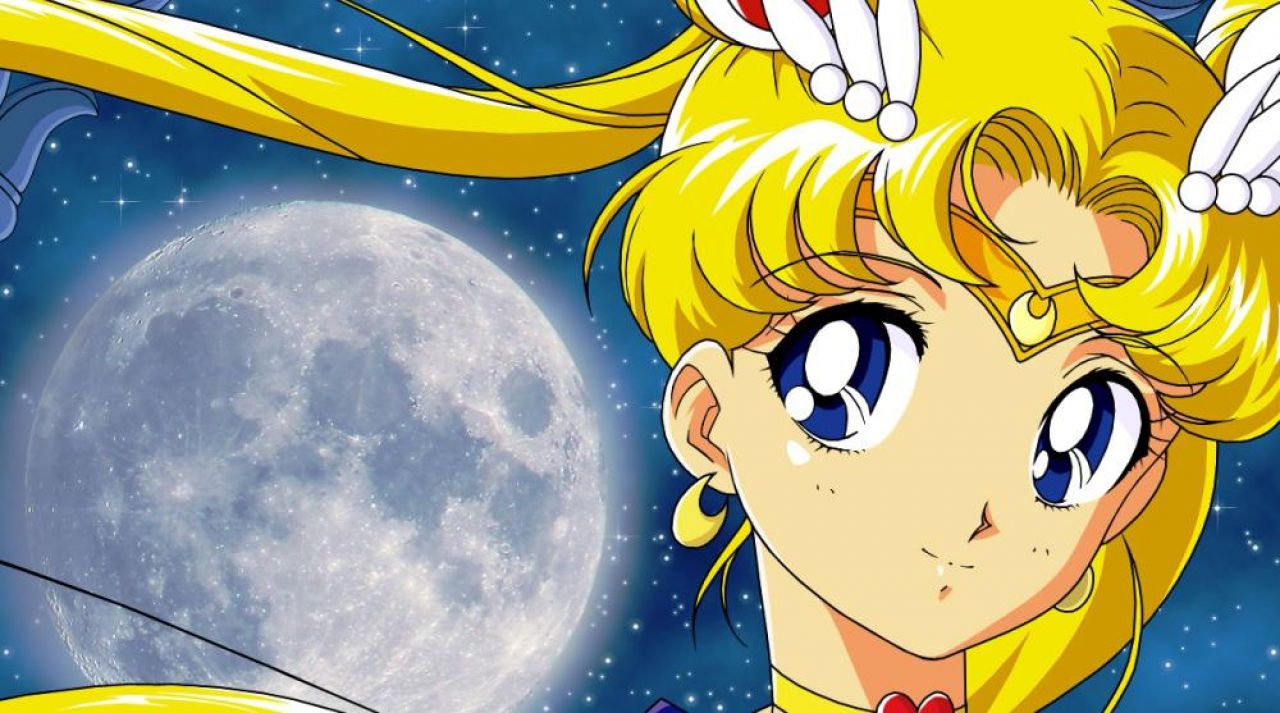 The headband moon Sailor Moon in Sailor Moon.