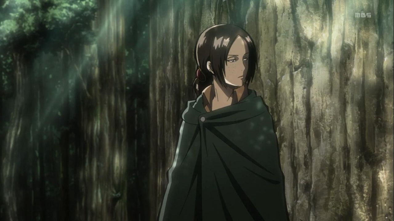 The wig Ymir in Attack of Titans (Shingeki no Kyojin) .