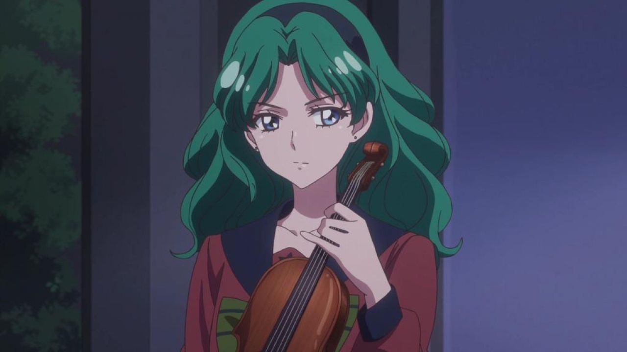 El atuendo/cos play de Michiru Kaiō en Sailor Moon. 