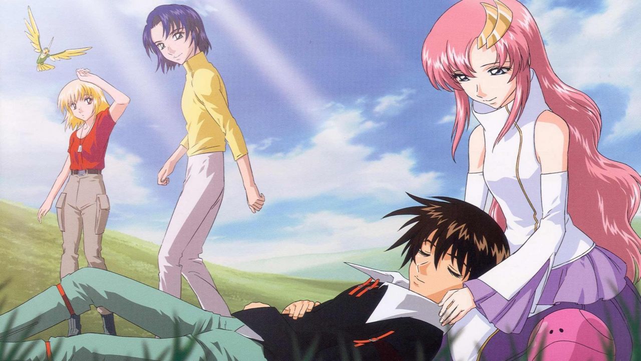 The white dress of Lacus in Mobile suit Gundam SEED Destiny | Spotern