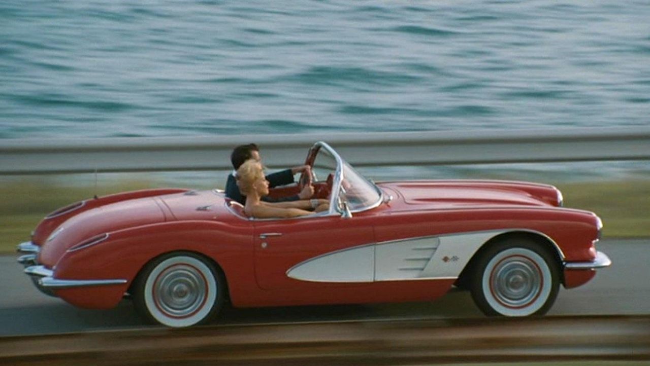 The Chevrolet Corvette of 1958 Kemp (Johnny Depp) in The Rum Diary