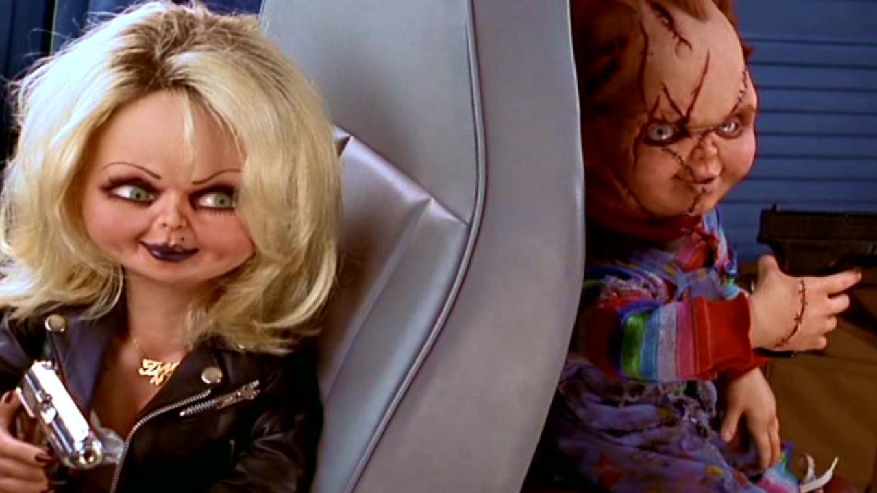 The replica of the doll "Tiffany" in the film The bride of Chucky.
