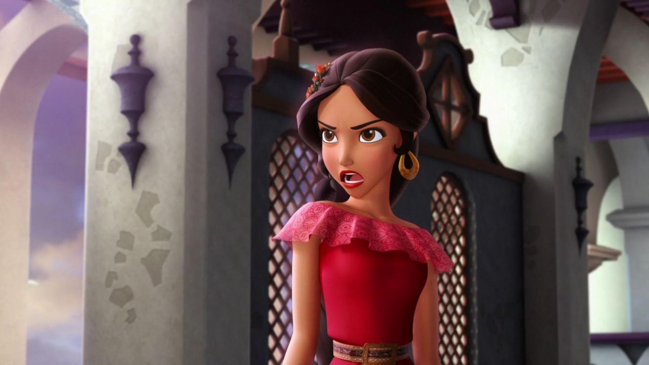 Les boucles d'oreilles d'Elena dans le dessin animé Elena et le secret