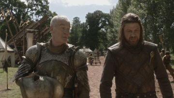 La "Main du Roi" de Ned Stark (Sean Bean) dans Game of Thrones S01E05