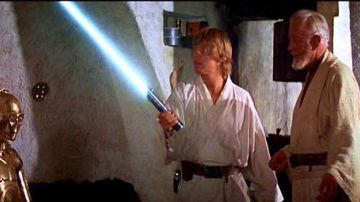 The light saber Jedi star wars