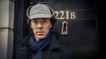 The iconic hat of Sherlock Holmes (Benedict Cumberbatch) in Sherlock