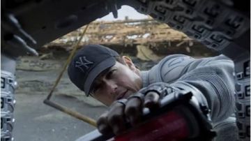 The New York Yankees cap worn by Jack Harper (Tom Cruise) in the movie Oblivion