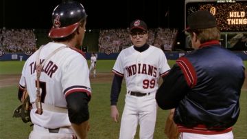 The cap of Ricky Vaughn in The Indians