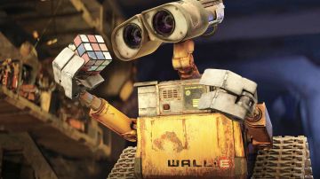 Cubo de Rubik en Wall-E