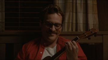 The yukulele of Theodore Twombly (Joaquin Phoenix) in Her