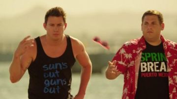 Le t-shirt Spring Break Puerto Ricode Shmidt (Jonah Hill) dans 22 Jump Street