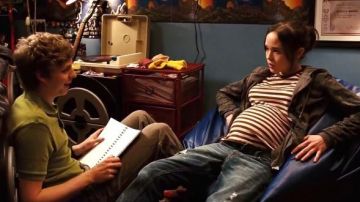 Sudadera a rayas de Ellen Page en Juno