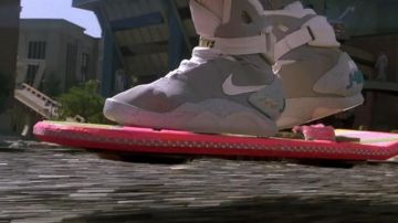 The Nike of Marty in Back to the Future