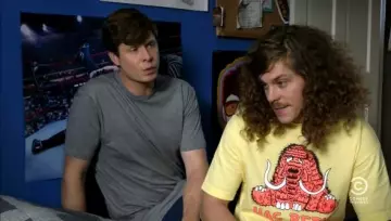 The t-shirt "Has been" of Blake Anderson in Workaholics (S05E09)